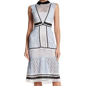 ✨ NWT Bebe Blue Lace Dress ✨